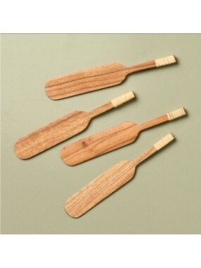 4pc Acadia Wood Jam Wooden Utensils - Hearth & Hand™ with Magnolia